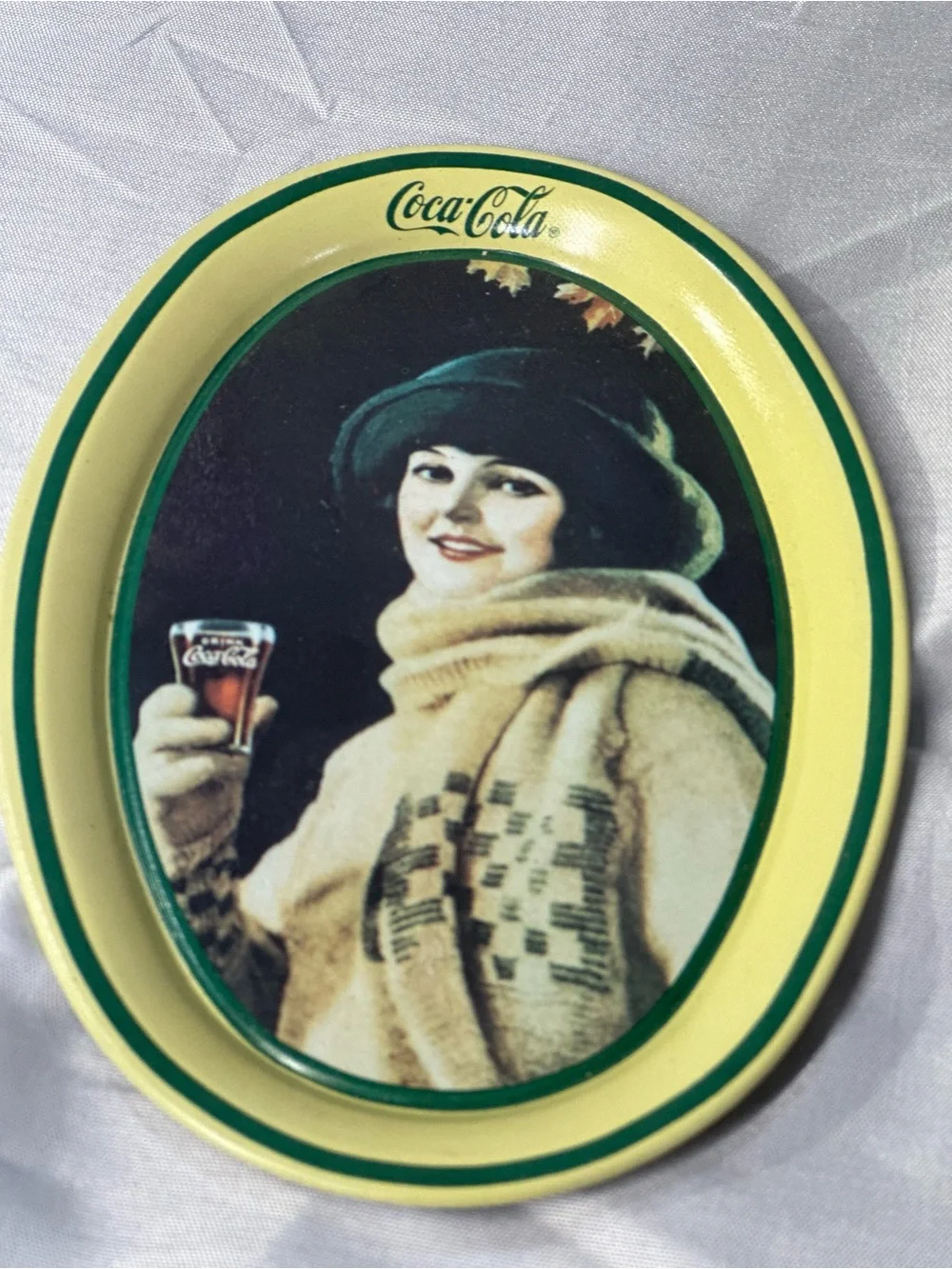 Vtg Coca-Cola Decor Bundle 1990 Ohio Art Mini Trays & 1994 Sealed Cards Lot
